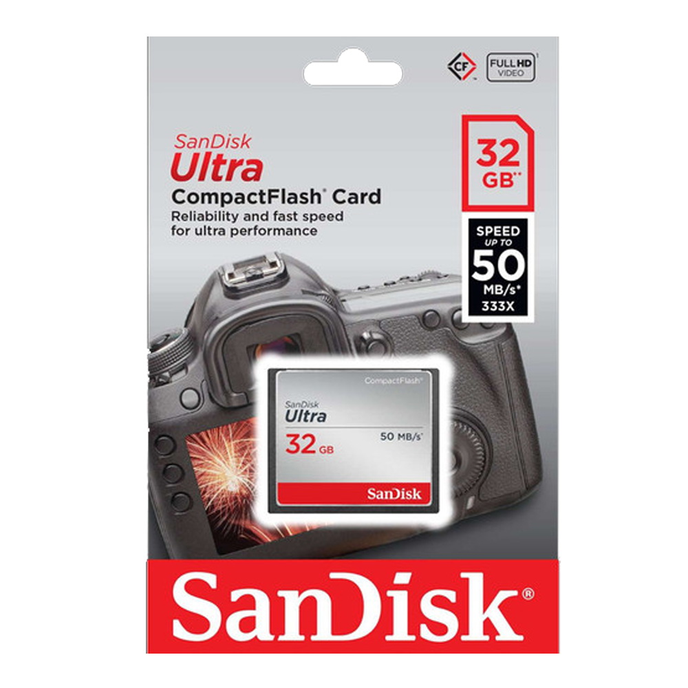 SANDISK CF ULTRA 32GB 50MB/333x 